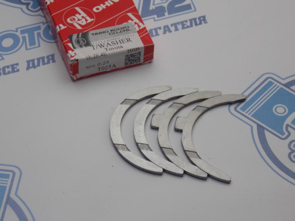 Полукольца коленвала TAIHO ремонт +0,25 TOYOTA 2E, 4E