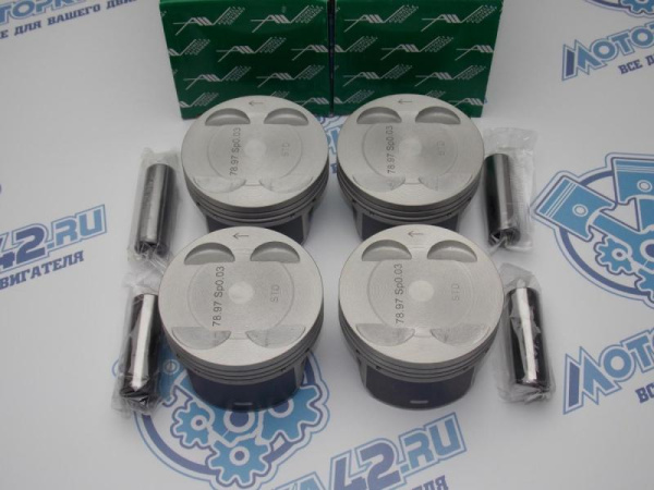 Поршни AW к-кт 4шт стандарт FORD Focus 115л.с.