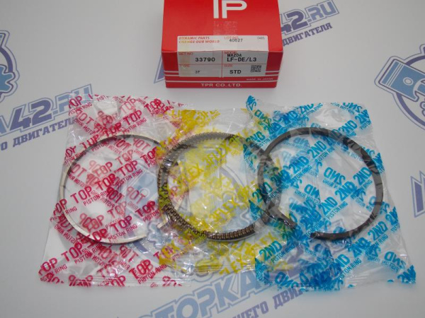 Кольца поршневые TPR стандарт MAZDA LFX, L3V, LFD