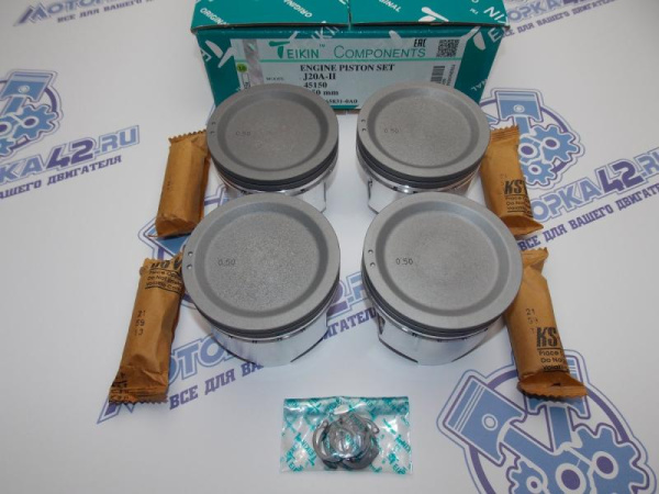Поршни TEIKIN к-кт 4шт ремонт +0,50 SUZUKI J20A II