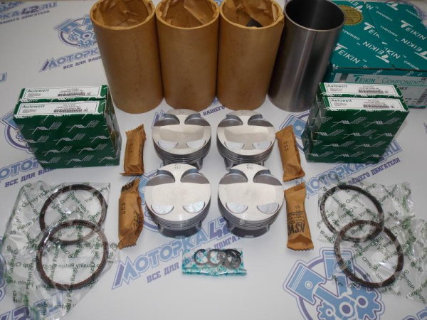 Поршни + гильзы к-кт 4шт Citroen EP6, N12B16