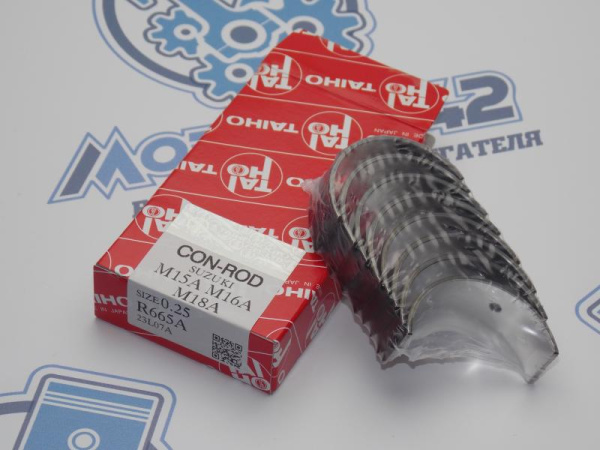 Вкладыши шатунные TAIHO ремонт +0,25 SUZUKI M15A, M16A, M18A