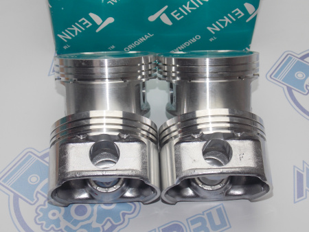 Поршни TEIKIN к-кт 4шт ремонт +0,50 KIA S6D