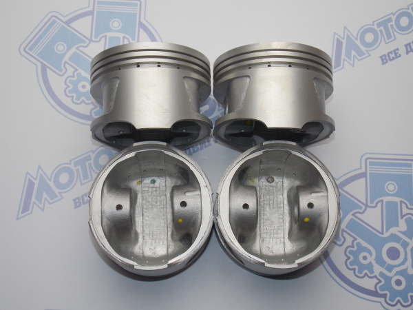Поршни + кольца к-кт 4шт ремонт +1,00 Geely MK, MK Cross 1.5