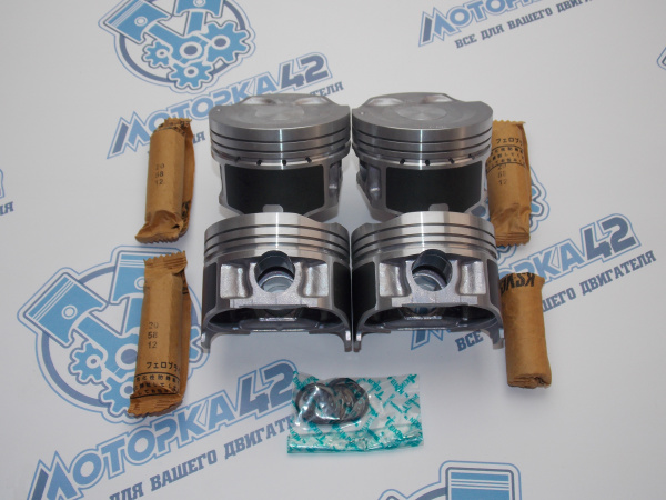 Поршни + кольца к-кт 4шт ремонт +0,50 SUZUKI M13A