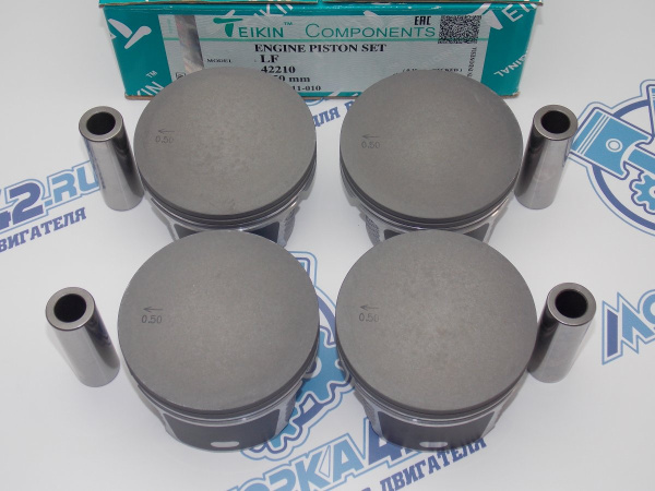 Поршни TEIKIN к-кт 4шт ремонт +0,50 MAZDA LFX, L3V, LFD 
