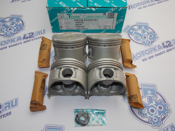 Поршни TEIKIN к-кт 4шт ремонт +1,00 TOYOTA 4S-FE