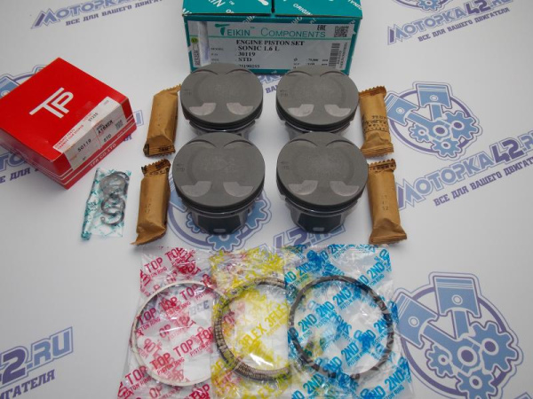 Поршни + кольца к-кт 4шт стандарт GM F16D4, Z16XER, A16XER