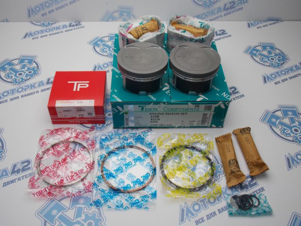 Поршни + кольца к-кт 4шт стандарт SUZUKI J24B