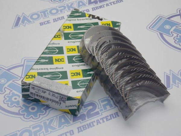 Вкладыши коренные NDC ремонт +0,25 NISSAN SR20DE