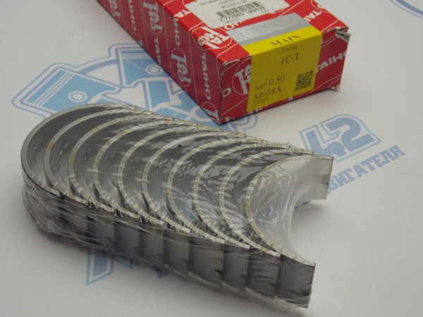 Вкладыши коренные TAIHO ремонт +0,50 TOYOTA 1C, 2C, 3C II