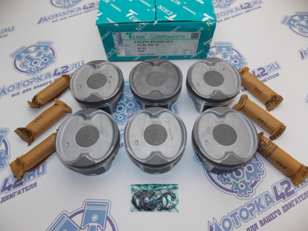 Поршни TEIKIN к-кт 6шт стандарт TOYOTA 1GR-FE 09-