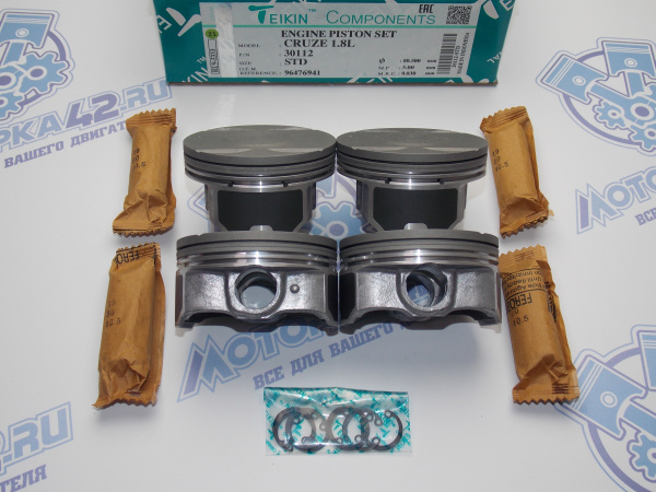 Поршни TEIKIN к-кт 4шт стандарт GM F18D4 / Z18XER