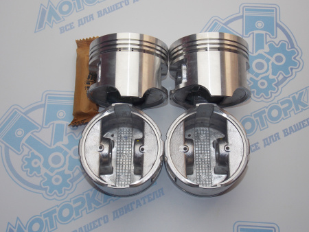 Поршни + кольца к-кт 4шт ремонт +0,50 HONDA PM6, D16A6
