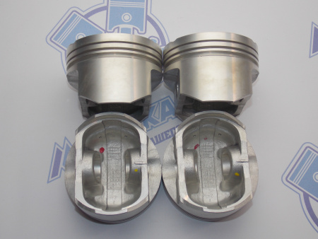 Поршни + кольца к-кт 4шт ремонт +0,25 HYUNDAI G4EC