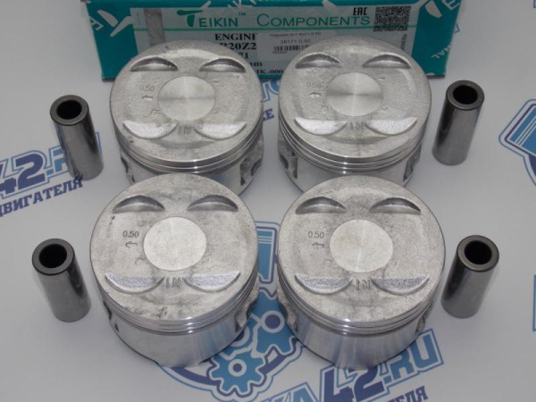 Поршни TEIKIN к-кт 4шт ремонт +0,50 HONDA B20B 99-