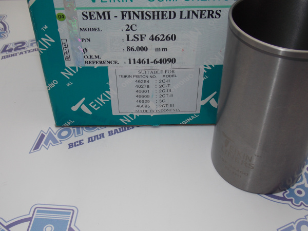 Гильзы TOYOTA 2C, 2C-T, 3C-T