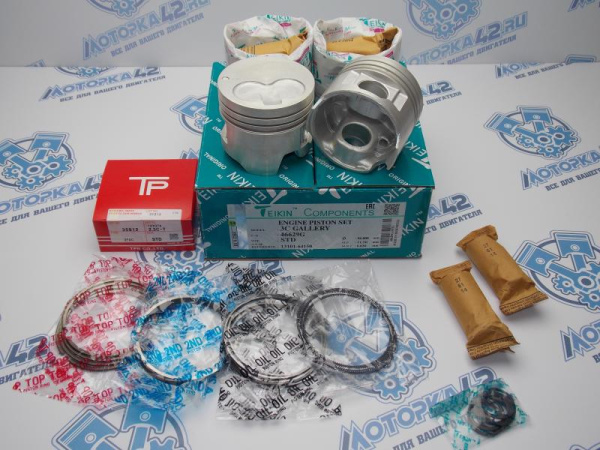 Поршни + кольца к-кт 4шт стандарт TOYOTA 3C, 3C-T Gallery
