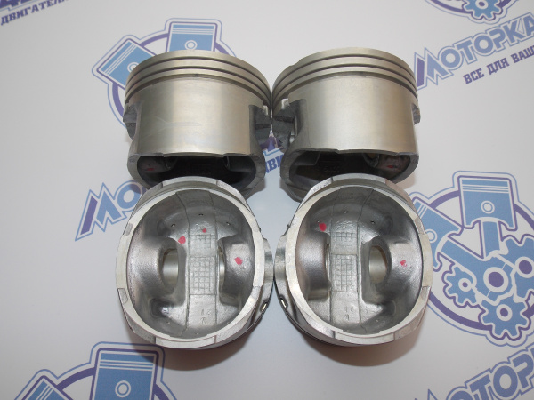 Поршни + кольца 4шт ремонт +1,00 HYUNDAI G4GC, G4JP