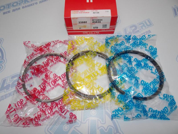 Кольца поршневые TPR стандарт MMC 4G63 '00-