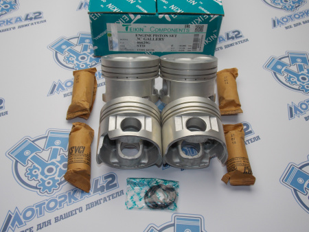 Поршни + кольца к-кт 4шт стандарт TOYOTA 3C, 3C-T Gallery