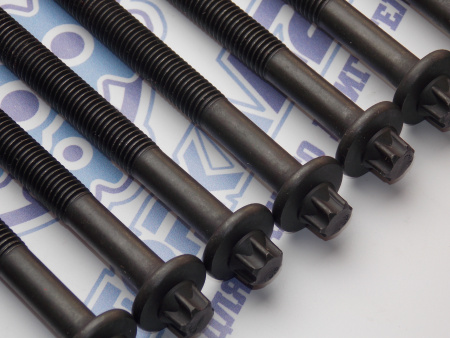 Комплект болтов (10шт) ELRING ГБЦ Renault K4M