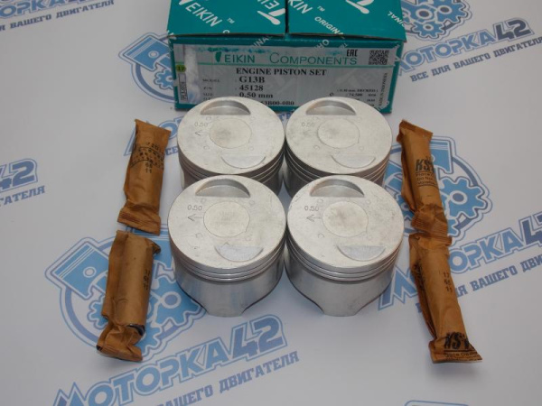 Поршни TEIKIN к-кт 4шт ремонт +0,50 SUZUKI G13B 8кл