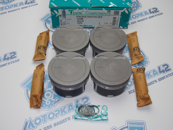 Поршни + кольца к-кт 4шт стандарт SUZUKI J24B