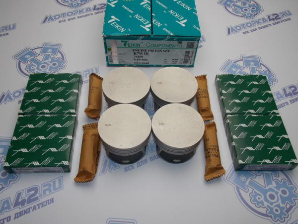 Поршни + кольца 4шт ремонт +0,50 RENAULT K7M