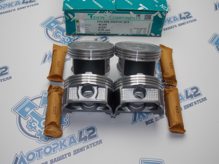 Поршни + кольца к-кт 4шт ремонт +0,50 MMC 4G69 (MIVEC)
