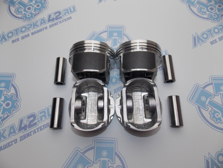 Поршни + кольца 4шт ремонт +0,50 Geely Emgrand 1,5