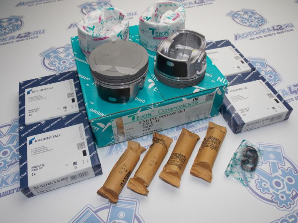 Поршни + кольца 4шт стандарт RENAULT F4R 400