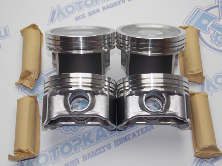 Поршни + кольца 4шт ремонт +0,25 Chery Tiggo 2.0 без стопоров