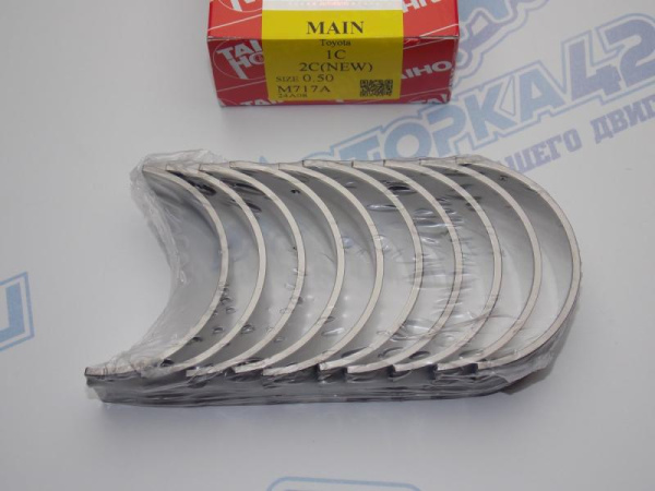 Вкладыши коренные TAIHO ремонт +0,50 TOYOTA 1C, 2C, 3C