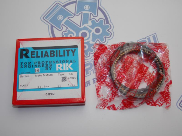 Кольца поршневые RIK ремонт +0,50 F8C MATIZ