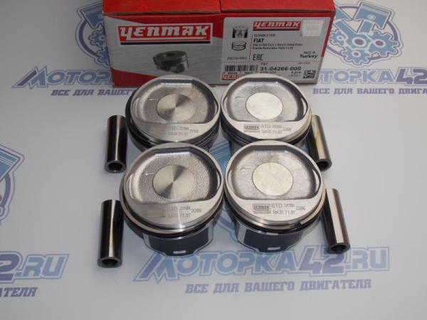 Поршни + кольца к-кт 4шт стандарт FIAT ALBEA