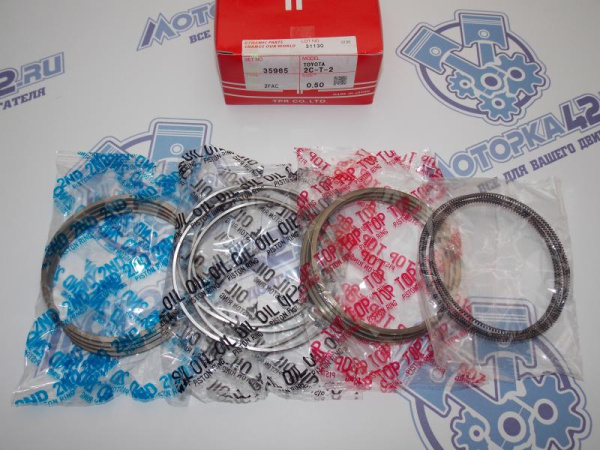 Кольца поршневые TPR ремонт +0,50 TOYOTA 2С, 3С, 3С-T