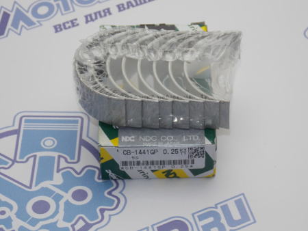 Вкладыши шатунные NDC ремонт +0,25 TOYOTA 3S, 4S, 5S 