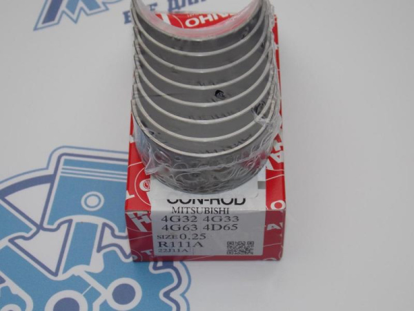 Вкладыши шатунные TAIHO ремонт +0,25 MITSUBISHI 4G62, 4G63