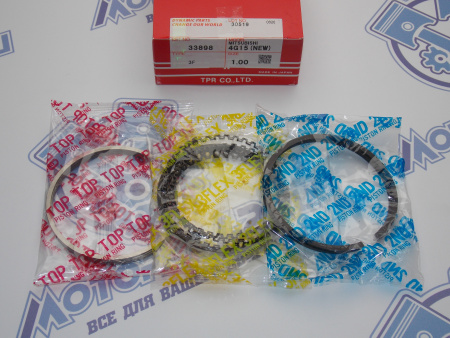 Поршни + кольца 4шт ремонт +1,00 MMC 4G15 12V