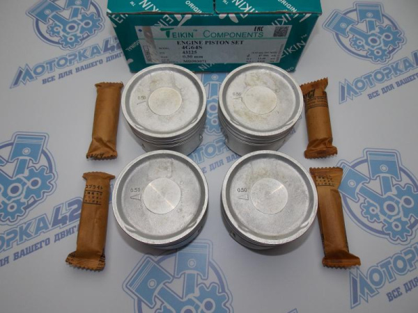 Поршни TEIKIN к-кт 4шт ремонт +0,50 MMC 4G64S