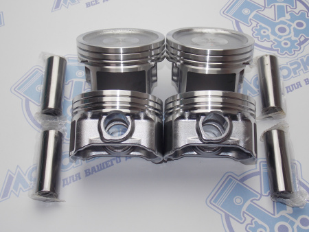 Поршни + кольца 4шт ремонт +0,50 Chery Tiggo 2.0 без стопоров