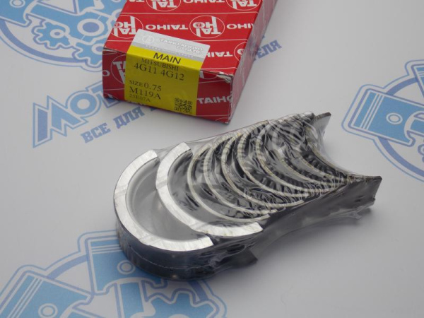 Вкладыши коренные TAIHO ремонт +0,75 MMC 4G15, 4G18