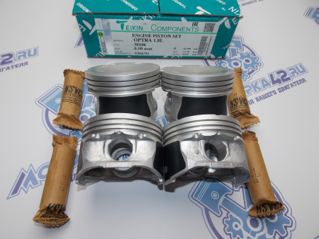 Поршни TEIKIN к-кт 4шт ремонт +0,50 GM 1.8L 06-
