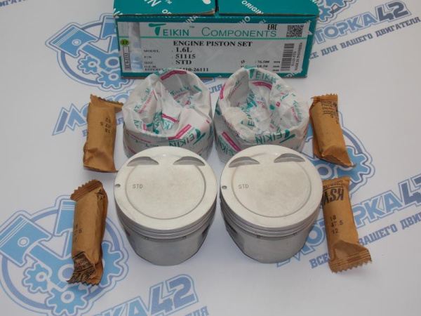 Поршни TEIKIN к-кт 4шт стандарт HYUNDAI G4ED