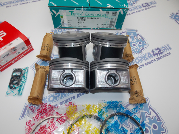 Поршни + кольца к-кт 4шт стандарт TOYOTA 1AZ-FE
