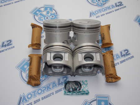 Поршни TEIKIN к-кт 4шт ремонт +1,00 TOYOTA 3C, 3C-T alfin-gallery