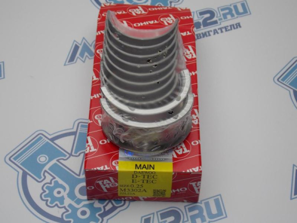 Вкладыши коренные TAIHO ремонт +0,25 1.6L NEXIA