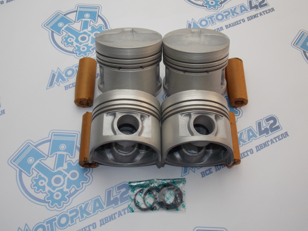 Поршни TEIKIN к-кт 4шт ремонт +1,00 NISSAN CD20 