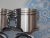 Поршни + кольца к-кт 4шт ремонт +0,50 HONDA PM6, D16A6